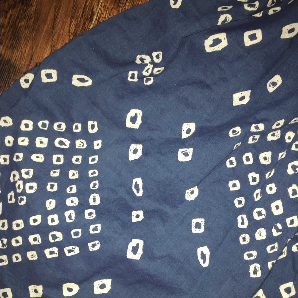 Blue Pattern Spring Shift Dress - Picture 6 of 6